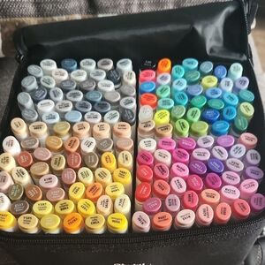 Ohuhu Oahu Art Marker 160 Set Fine and Chisel Tip